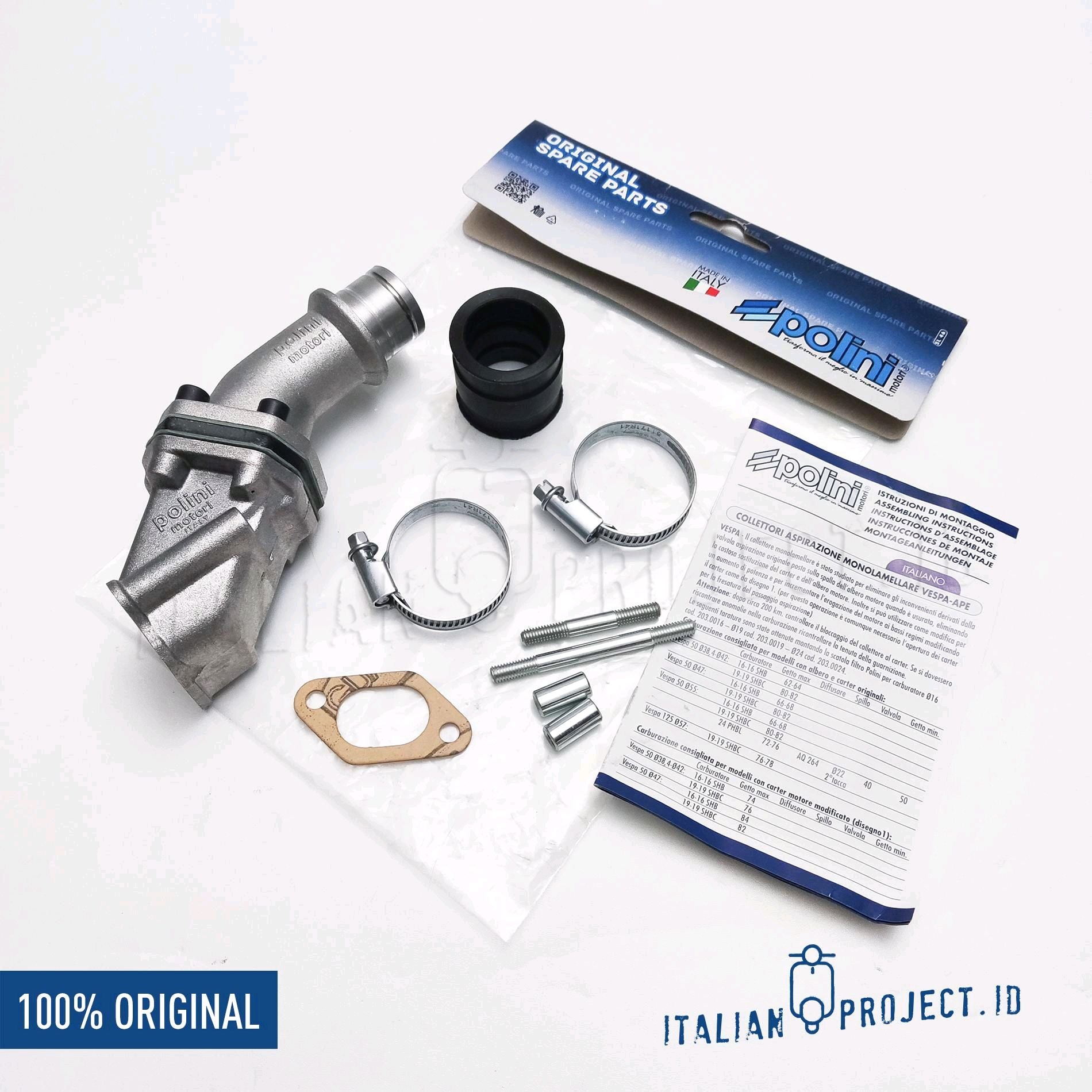 Intake Membran Karbu Vespa Smallframe –