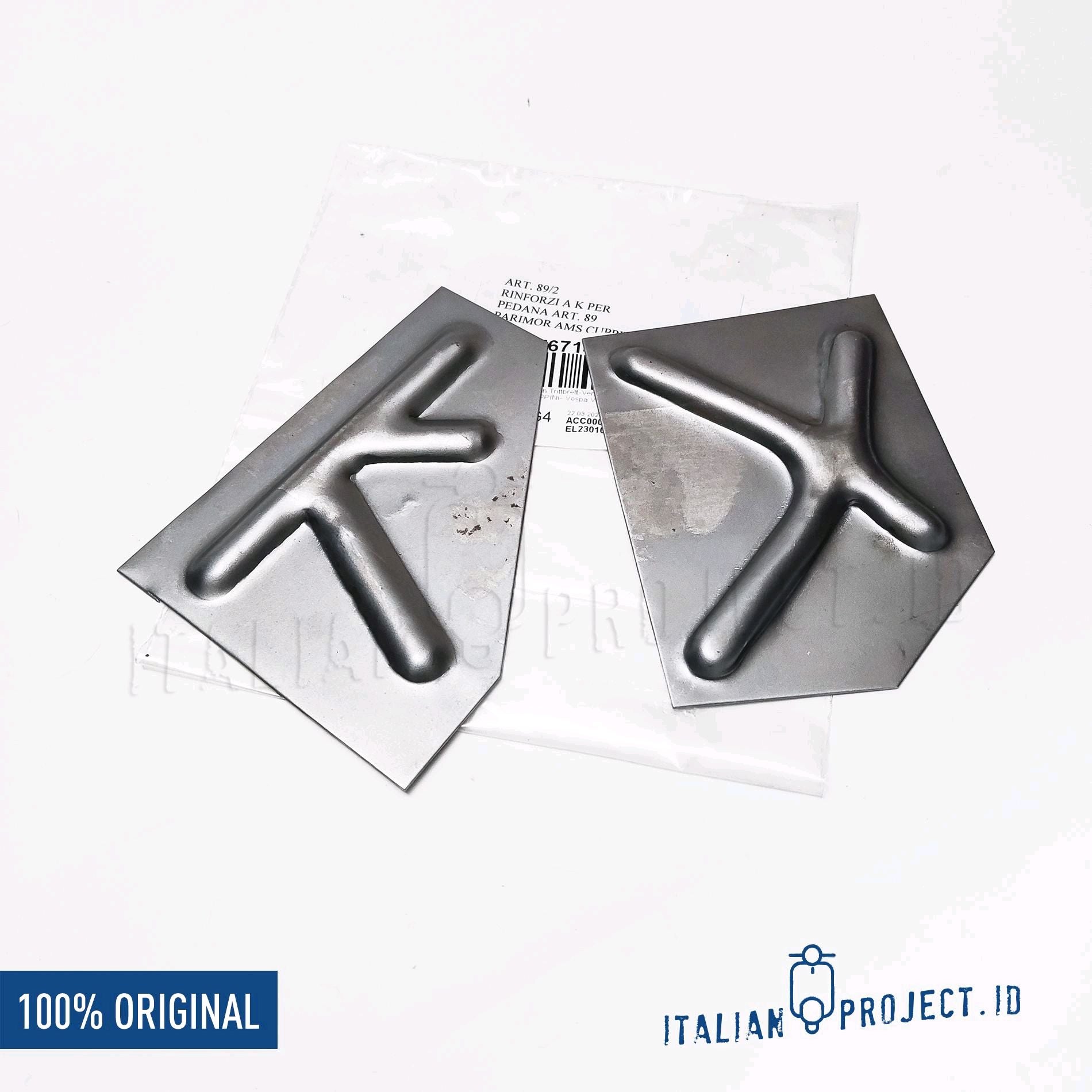 Plat X K Cuppini Tulangan Penguat