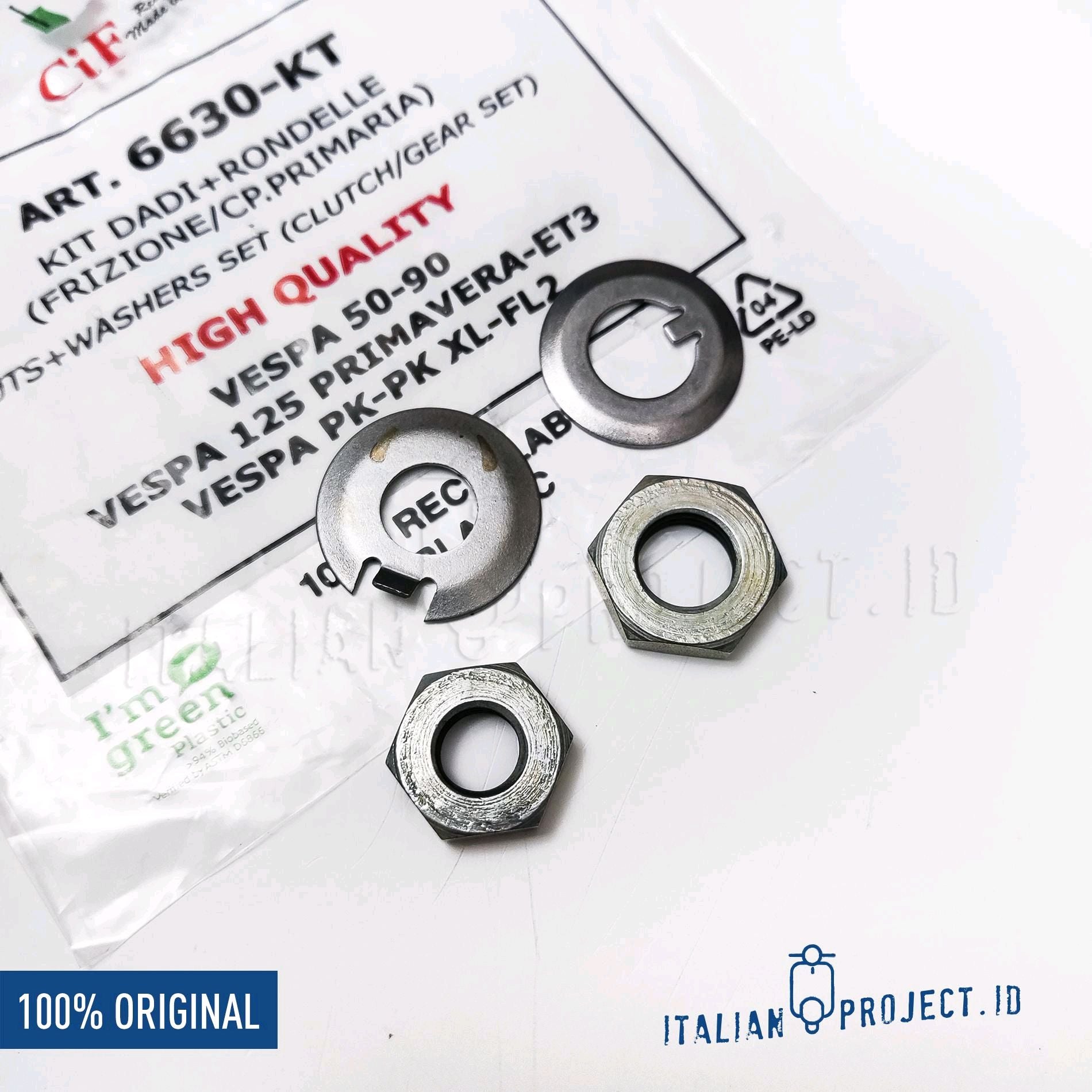 Ring dan Mur set Kopling Gigi Primer